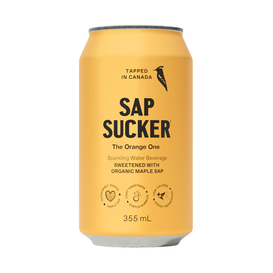 Sapsucker The Orange One 355 mL Drinks Montreal Quebec Canada Snaxies