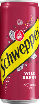 Schweppes Wild Berry Can 330 mL  Exotic Drink Snaxies Montreal Quebec Canada