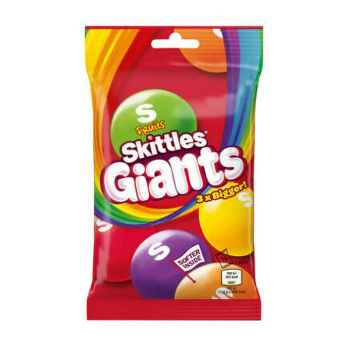 Skittles Fruits Giants 116 g Snaxies Exotic Candy Montreal Quebec Canada