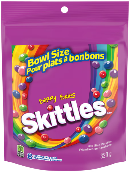 Skittles Berry 320 g Exotic Candy Store Montreal Quebec Canada Snaxies