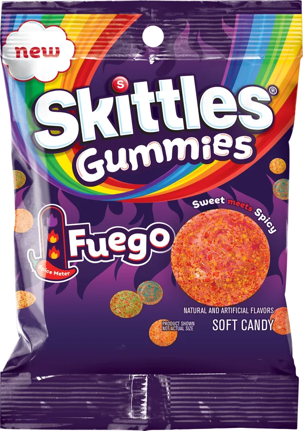 Skittles Gummies FUEGO 164 g Imported Exotic Candy Montreal Quebec Canada Snaxies
