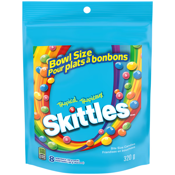 Skittles Tropical 320 g Exotic Candy Store Montreal Quebec Canada