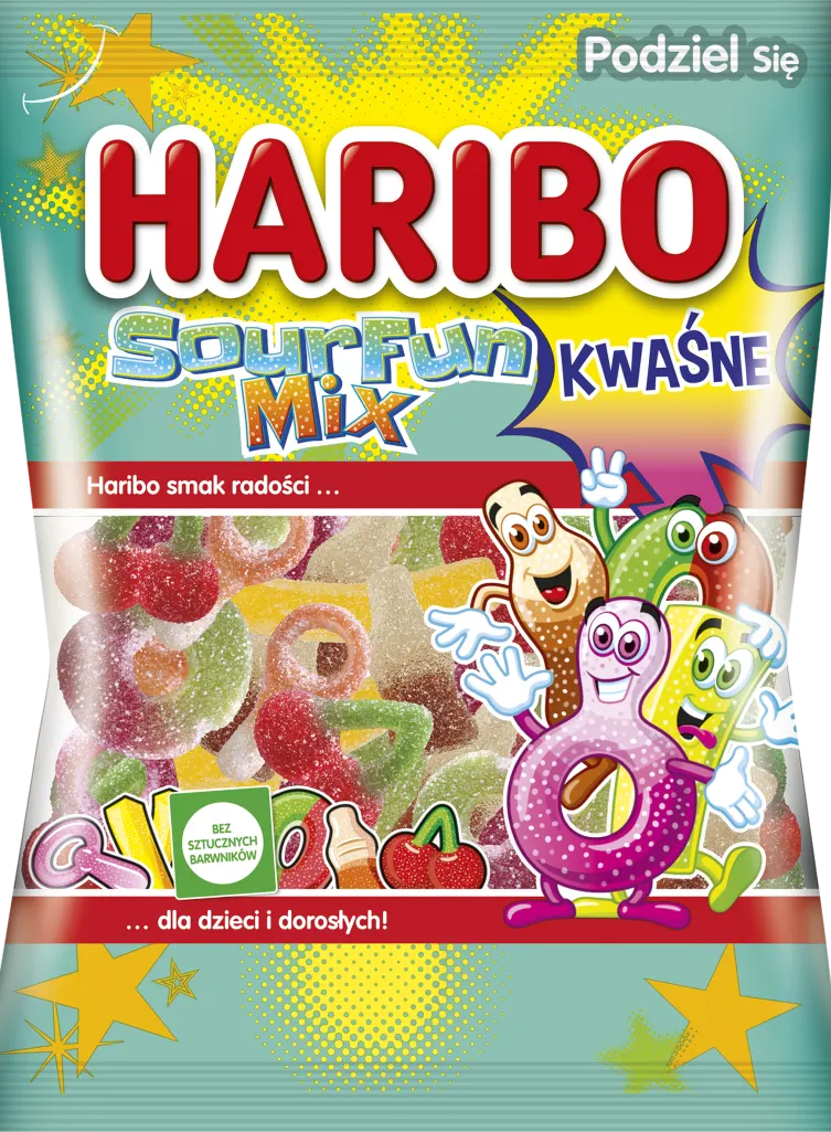 Haribo SourFun Mix 85 g Exotic Snacks Snaxies Montreal Quebec Canada 