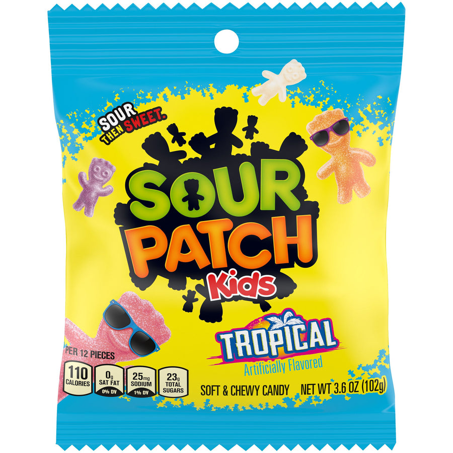 Sour Patch Kids Tropical 102 g Exotic Candy Montreal Quebec Canada Snaxies