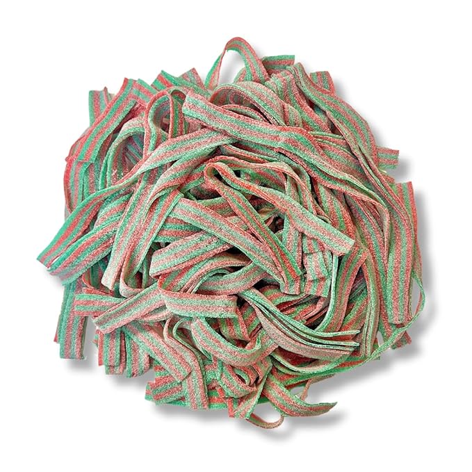 Sour Power Belts Strawberry/Apple BULK 3 kg Bulk Wholesale Candy Prices Montreal Quebec Canada Snaxies
