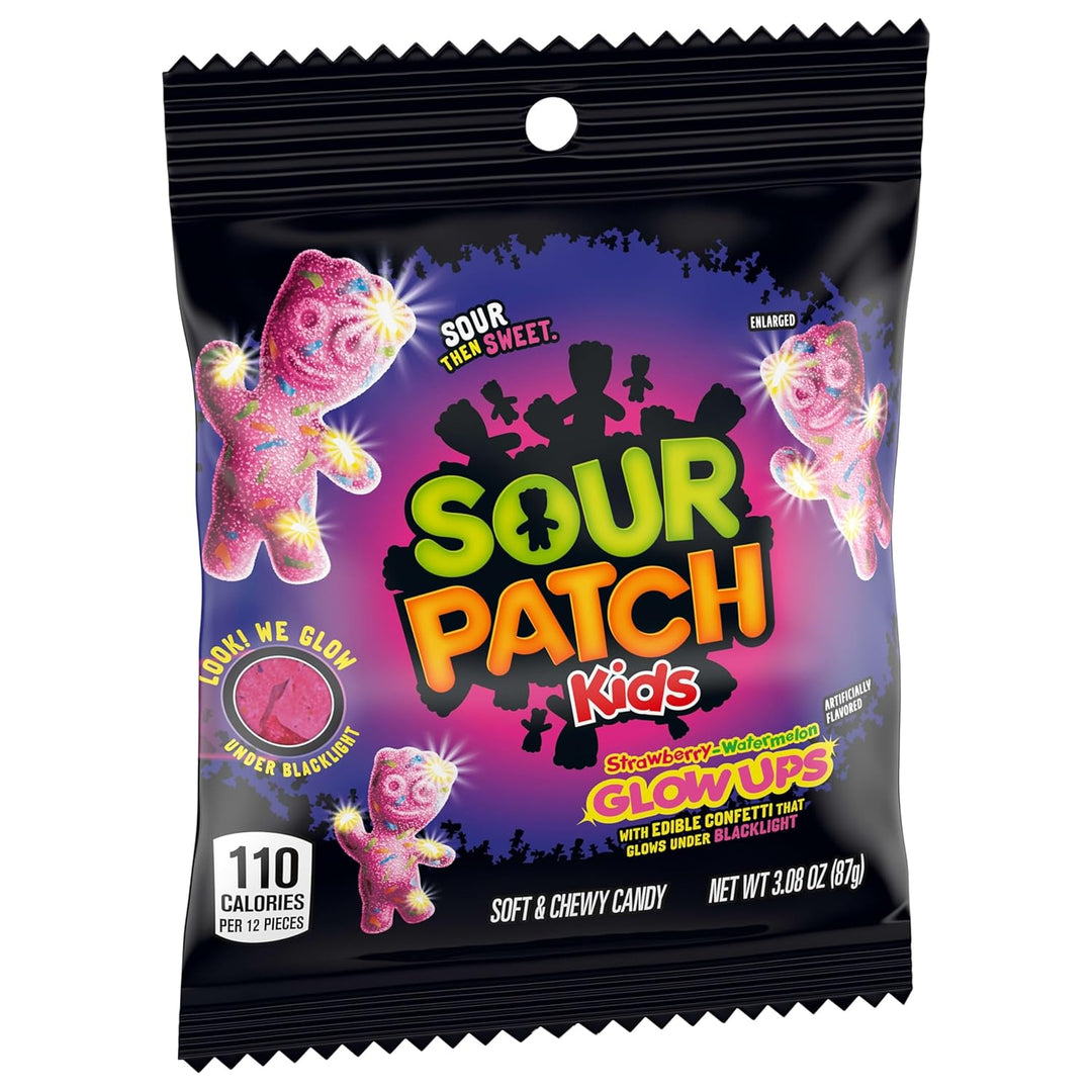 Sour Patch Kids GLOWUPS 87 g Exotic Candy Montreal Quebec Canada Snaxies