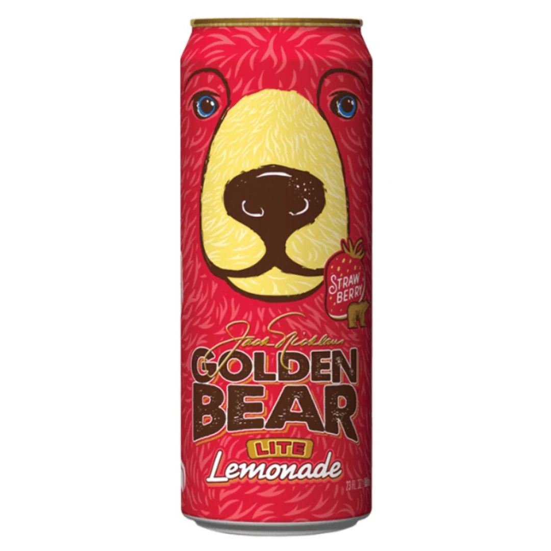 Arizona Golden Bear Strawberry Lemonade 650 mL  Exotic Drinks Snaxies Montreal Quebec Canada 