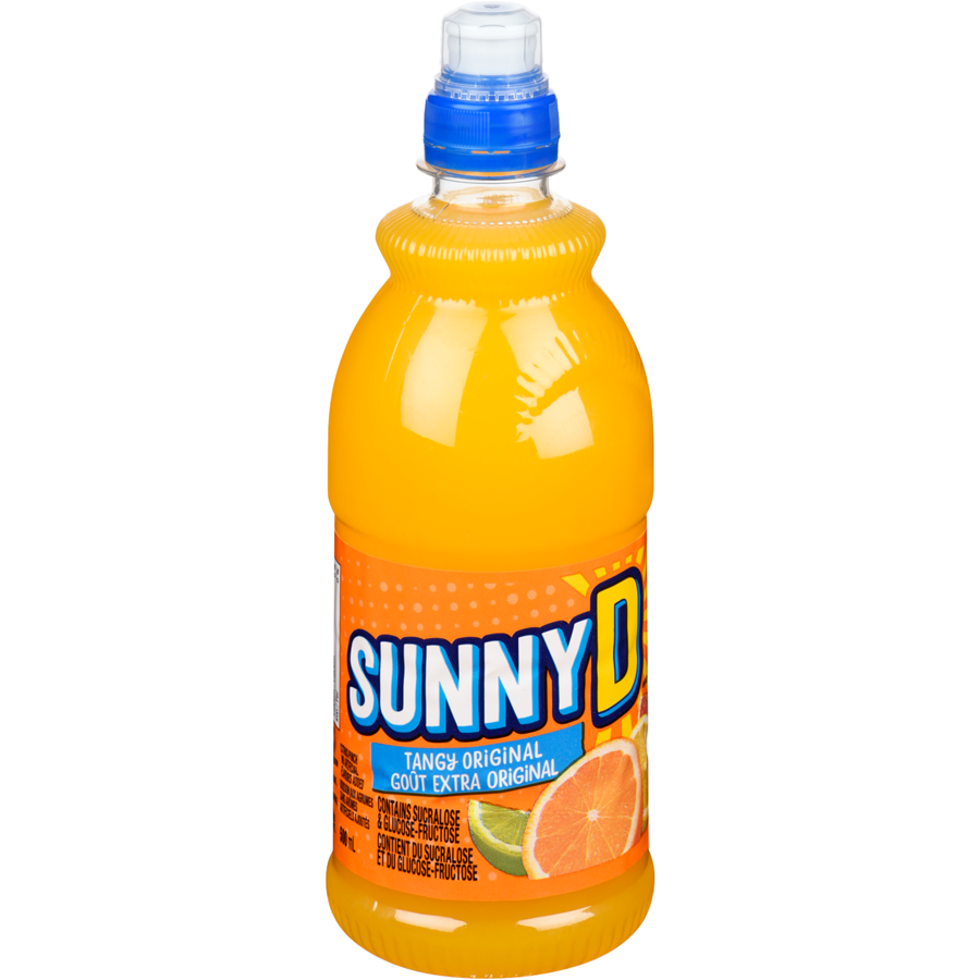 Sunny D Tangy Original 500 ml Drinks Montreal Quebec Canada Snaxies