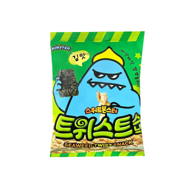 Sweet Monster Seaweed Twist Snack 70 g Snaxies Exotic Snack Montreal Quebec Canada