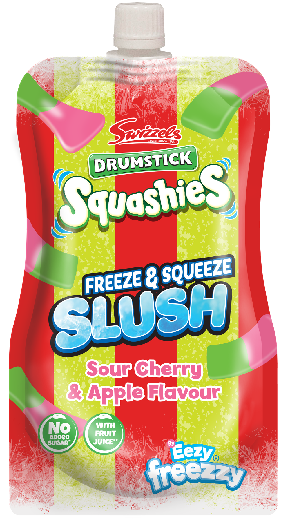 Swizzels Squashies Slush Sour Apple & Cherry 250 g Exotic Snacks Snaxies Montreal Quebec Canada