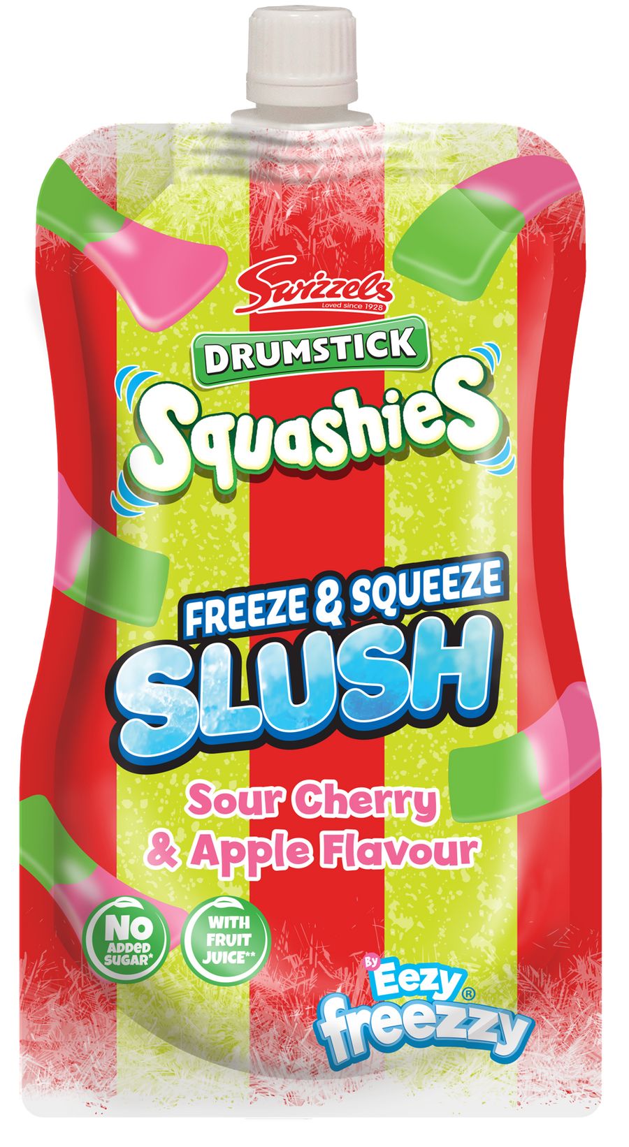 Swizzels Squashies Slush Sour Apple & Cherry 250 g Exotic Snacks Snaxies Montreal Quebec Canada