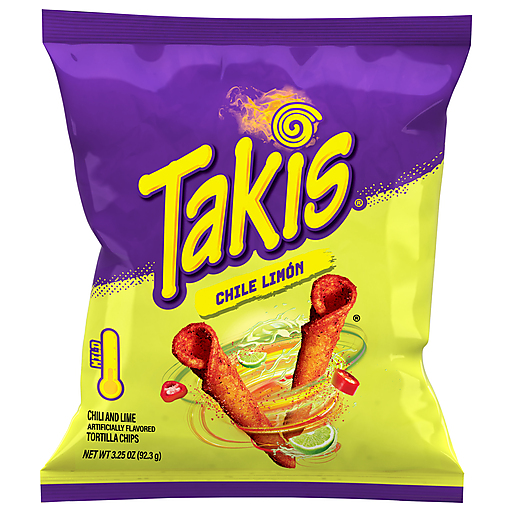 Takis Chile Limon 92.3 g Imported Exotic Snacks Store Montreal Quebec Canada Snaxies