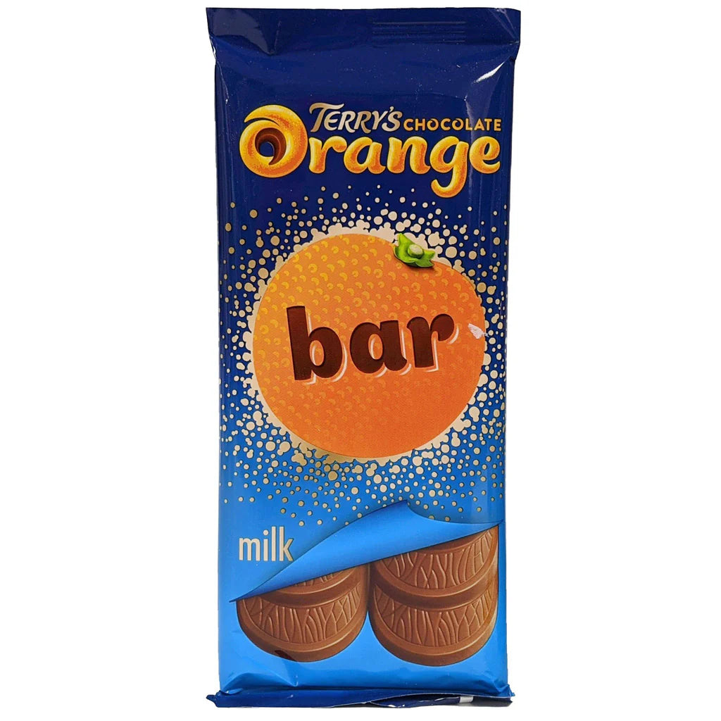 Terry's Orange Chocolate Bar 90 g Exotic Chocolate Montreal Quebec Canada Snaxies