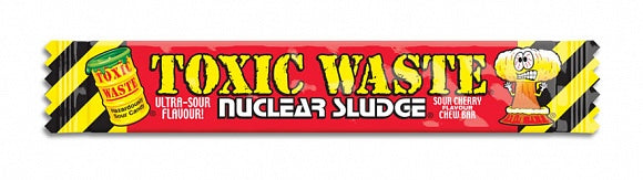 Toxic Waste Cherry Nuclear Sludge Chew Bar 20 g Snaxies Exotic Candy Montreal Quebec Canada