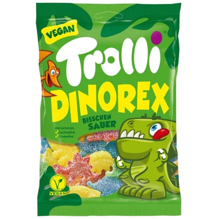 Trolli Dinorex Sour 150 g Snaxies Exotic Snacks Montreal Quebec Canada