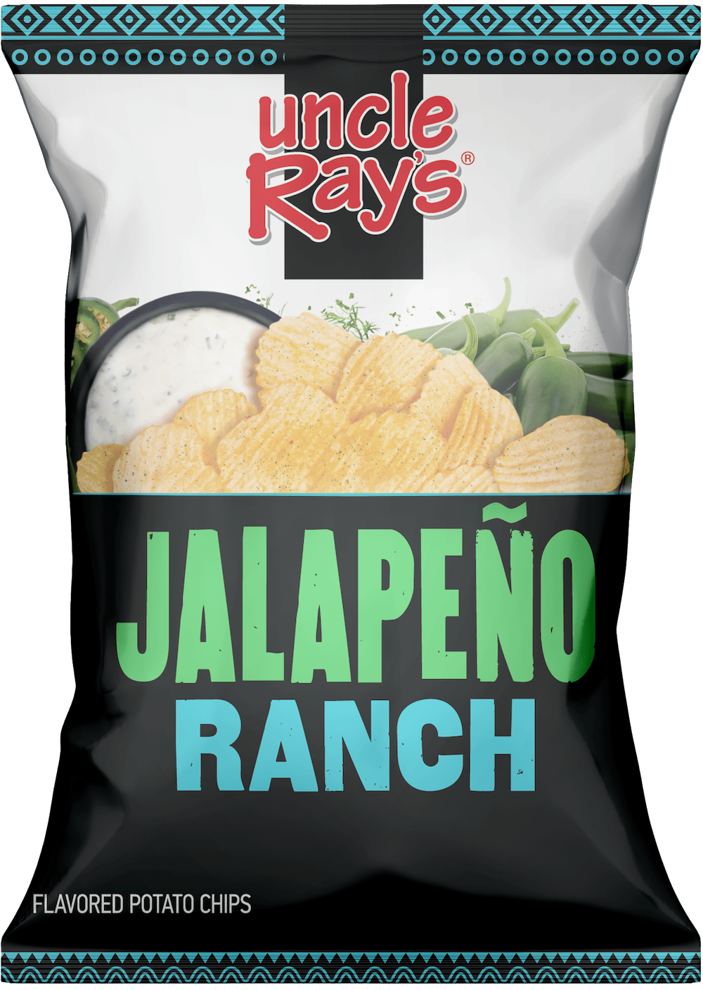 Uncle Ray's Jalapeno Ranch Chips 85 g Snaxies Exotic Snacks Montreal Quebec Canada