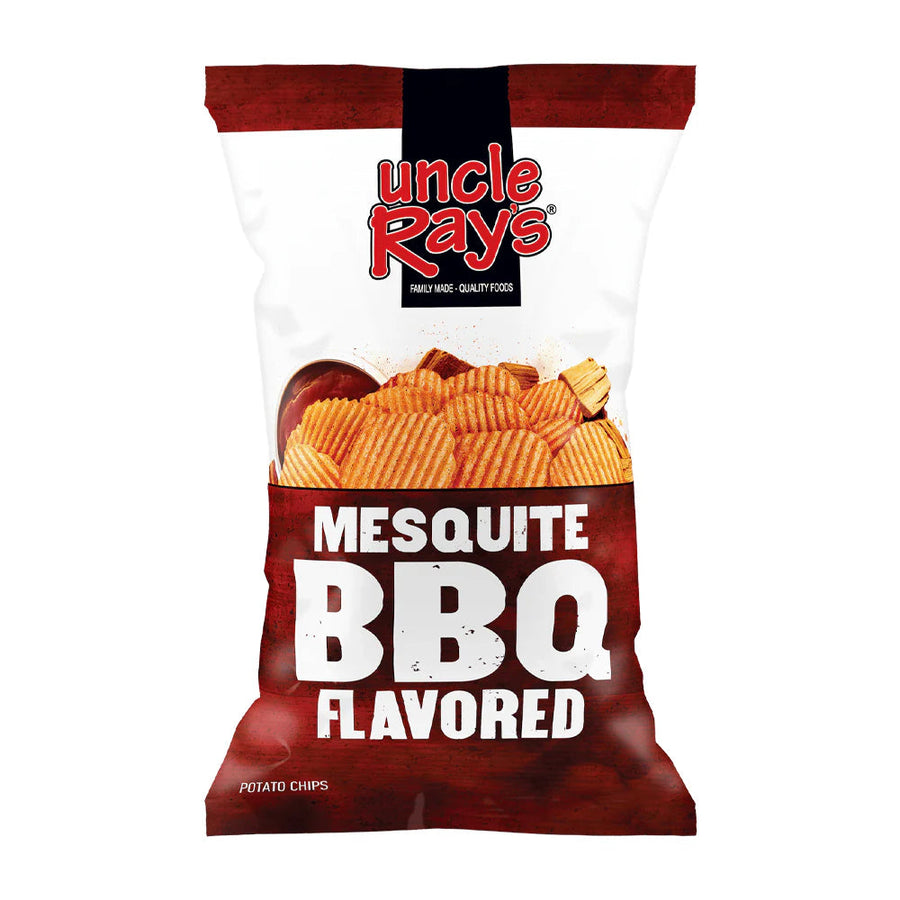 Uncle Ray's Mesquite BBQ Potato Chips 85 g Snaxies Exotic Snack Montreal Quebec Canada
