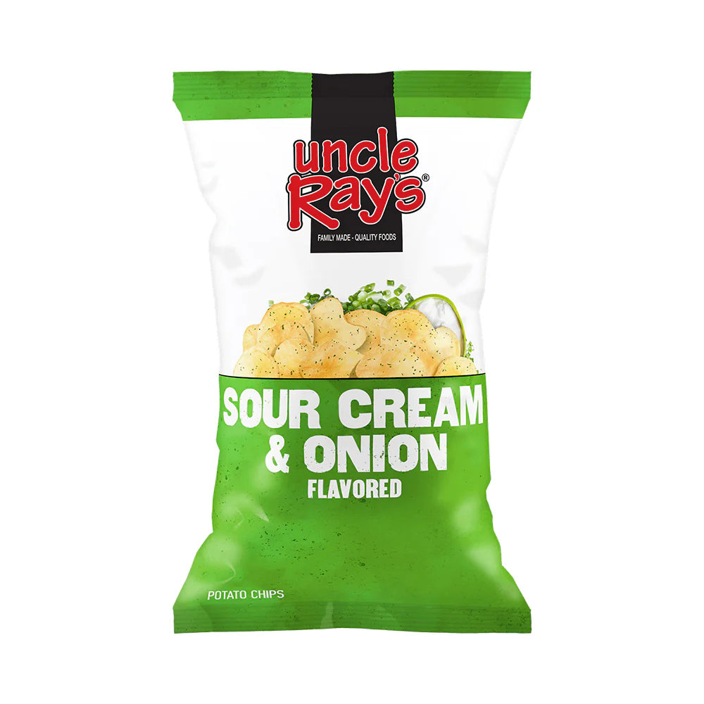 Uncle Ray's Sour Cream & Onion Chips 85 g Snaxies Exotic Snack Montreal Quebec Canada