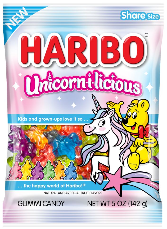 Haribo Unicorn-i-licious 142 g Exotic Candy Snaxies Montreal Quebec Canada