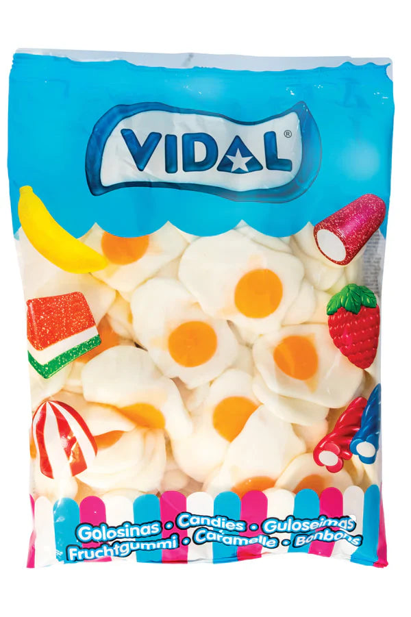 Vidal Bulk GIANT Fried Eggs Gummi Candy