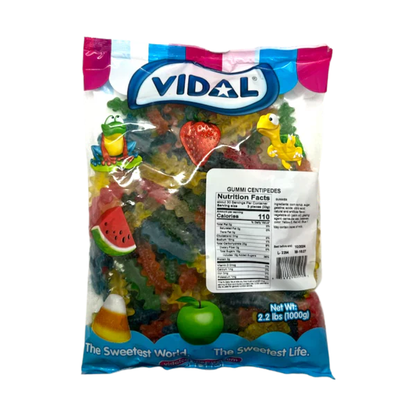 Vidal Bulk Gummi Centipedes
