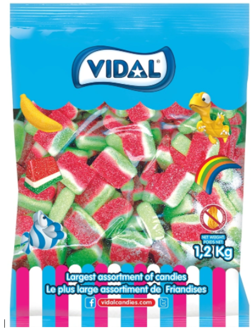 Vidal Bulk Watermelon Gummi Slices