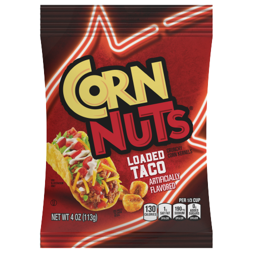 Corn Nuts Loaded Taco 113 g Snaxies Exotic Snacks Montreal Quebec Canada