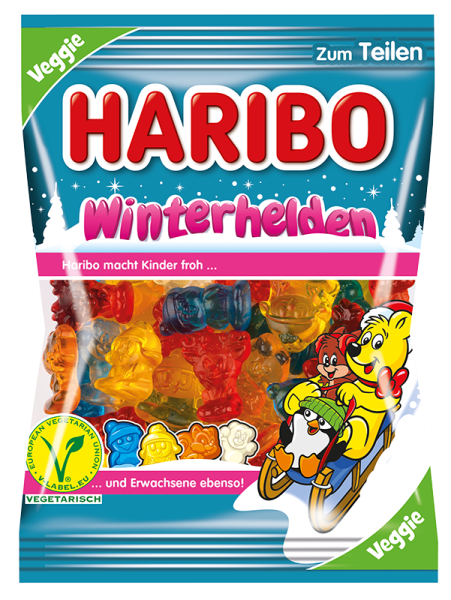 Haribo Winterhelden (Winter Heroes) 175 g Exotic Snacks Snaxies Montreal Quebec Canada