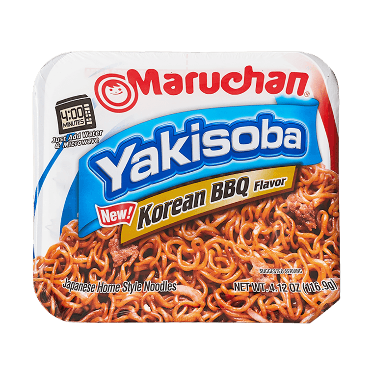 Maruchan Yakisoba Korean BBQ 116.9 g Snaxies Exotic Snacks Montreal Quebec Canada