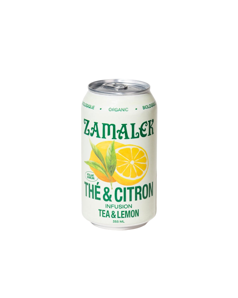 Zamalek Lemon Iced Tea 355 ml Exotic Drinks Montreal Quebec Canada Snaxies