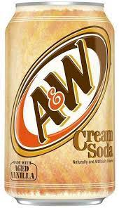 A&W Cream Soda Can 355 ml Snaxies Exotic Drinks Montreal Quebec Canada