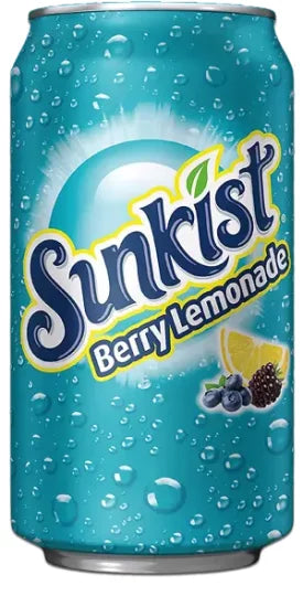 Sunkist Berry Lemonade 355 mL Exotic Drinks Snaxies Montreal Quebec Canada 