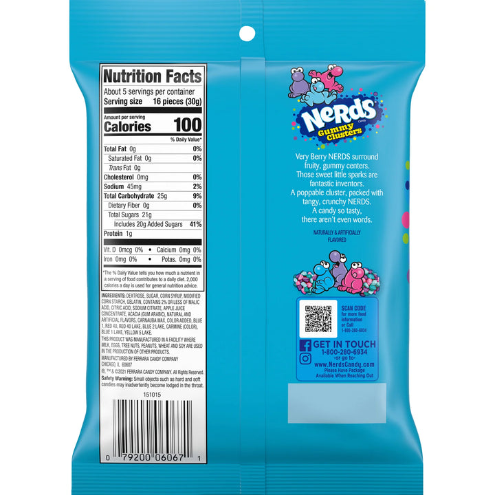 Nerds Gummy Clusters Very Berry 142 g Exotic Candy Montreal Quebec Canada