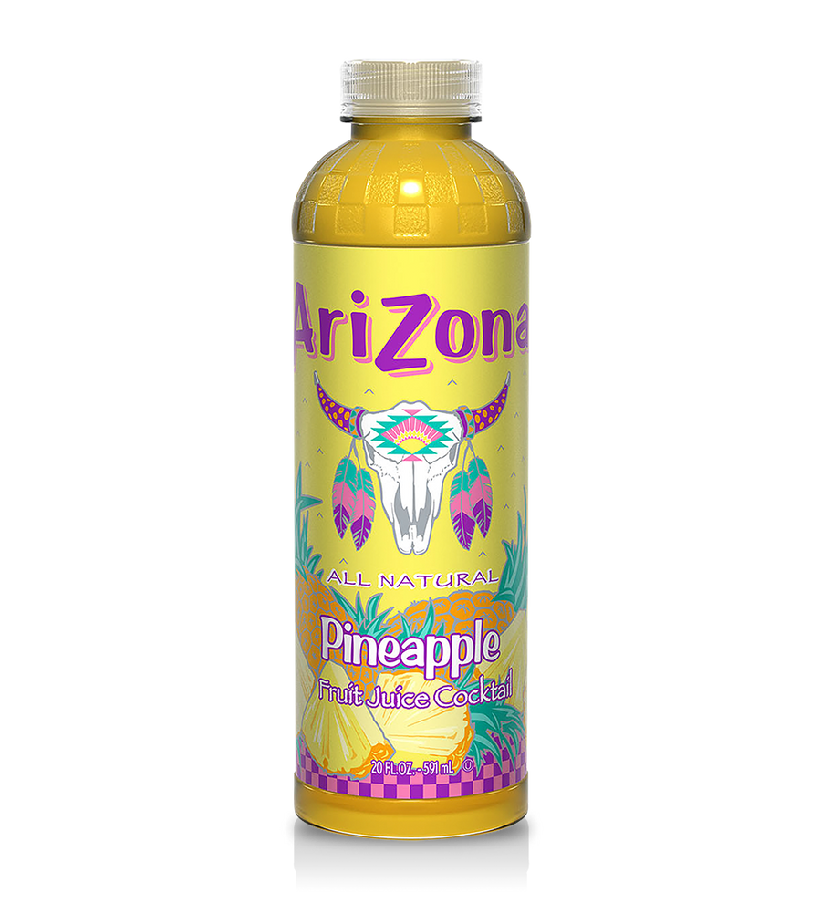 Arizona Pineapple 591 ml Snaxies Exotic Drinks Montreal Quebec Canada