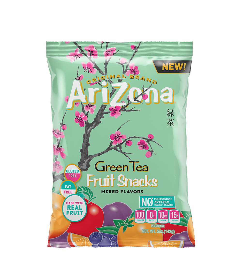 Arizona Green Tea Fruit Snacks 142 g Snaxies Exotic Candy Montreal Quebec Canada