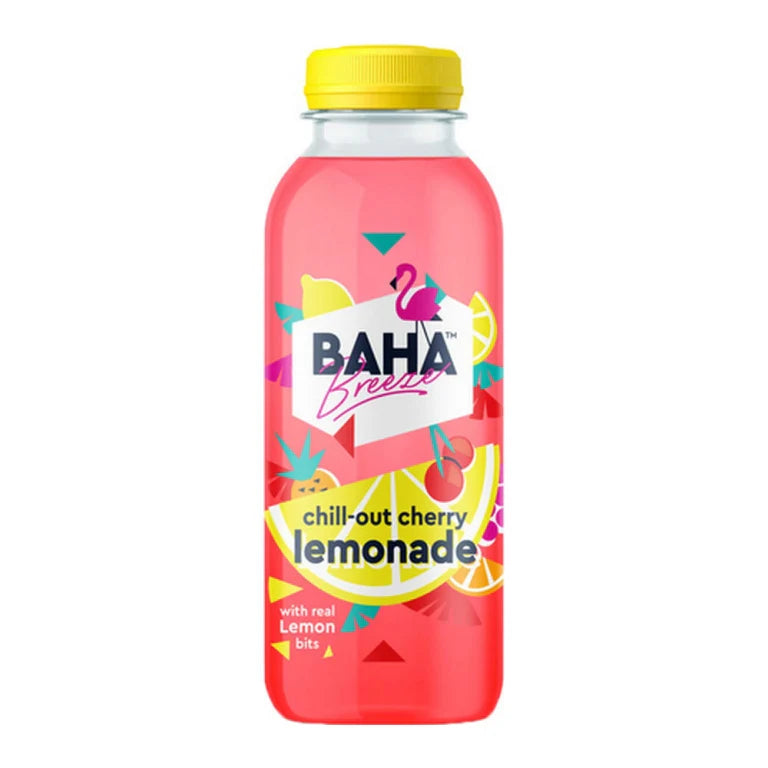 Baha Breeze Chill-Out Cherry Lemonade 500 mL Exotic Drinks Snaxies Montreal Quebec Canada 