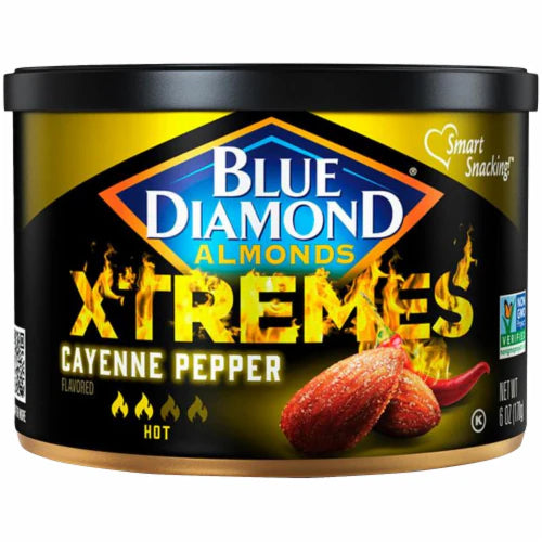 Blue Diamond XTREMES Cayenne Pepper Almonds 170 g Salty Snaxies Montreal Quebec Canada