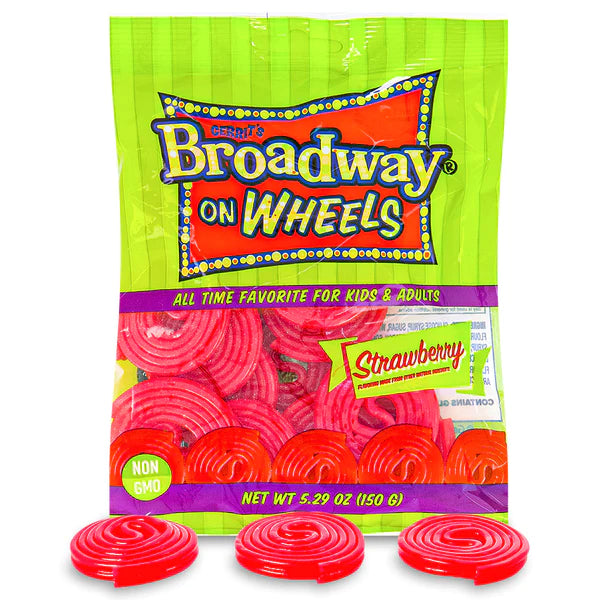 Broadway On Wheels Strawberry 150g Montreal Quebec Canada Snaxies