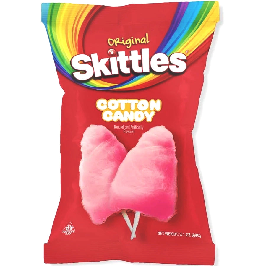 Skittles Cotton Candy 88 g Snaxies Exotic Snacks Montreal Quebec Canada