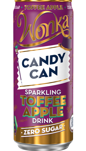 Candy Can Wonka Toffee Apple Drink 330 ml Snaxies Exotic Snacks Montreal Quebec Canada