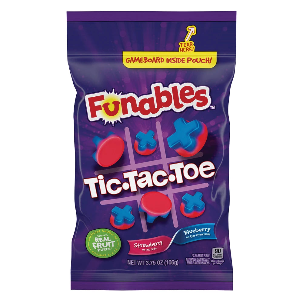 Funables Tic-Tac-Toe Fruit Snack 106 g