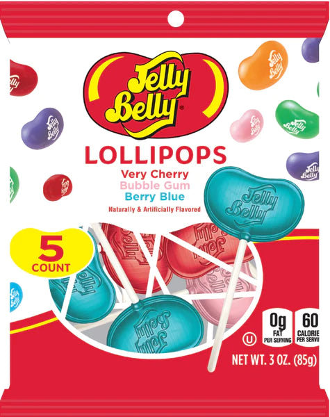 Adams & Brooks Jelly Belly Lollipops 85 g Snaxies Exotic Snacks Montreal Quebec Canada