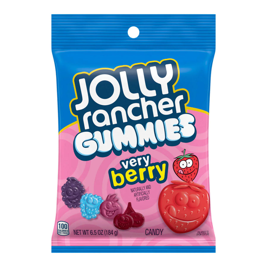 Jolly Rancher Gummies Very Berry 184 g Snaxies Exotic Snacks Montreal Quebec Canada