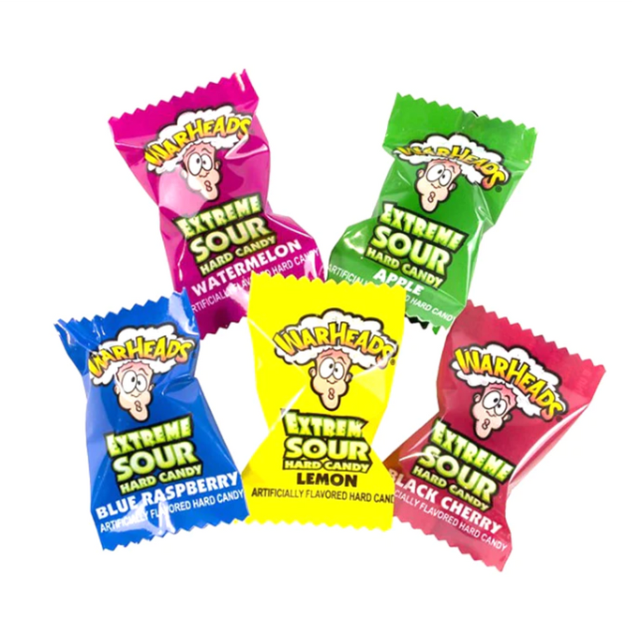 Warheads Extreme Sour Hard Candy 4 g Snaxies Exotic Candy Montreal Quebec Canada
