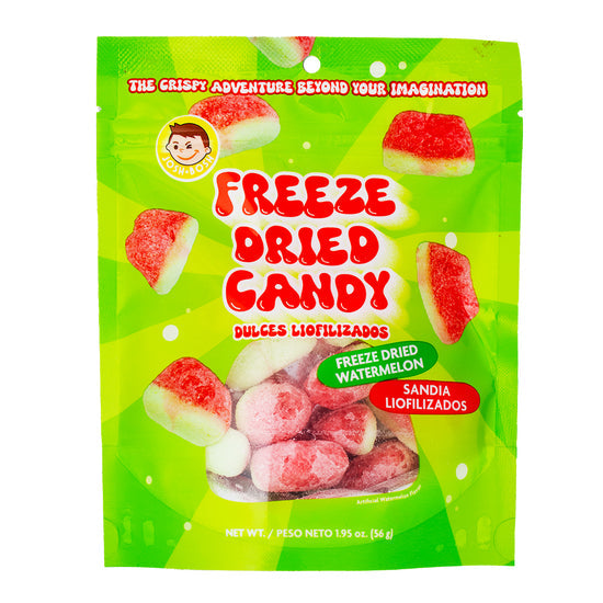 Josh Bosh Freeze Dried Watermelon Candy 56 g Snaxies Exotic Snacks Montreal Quebec Canada