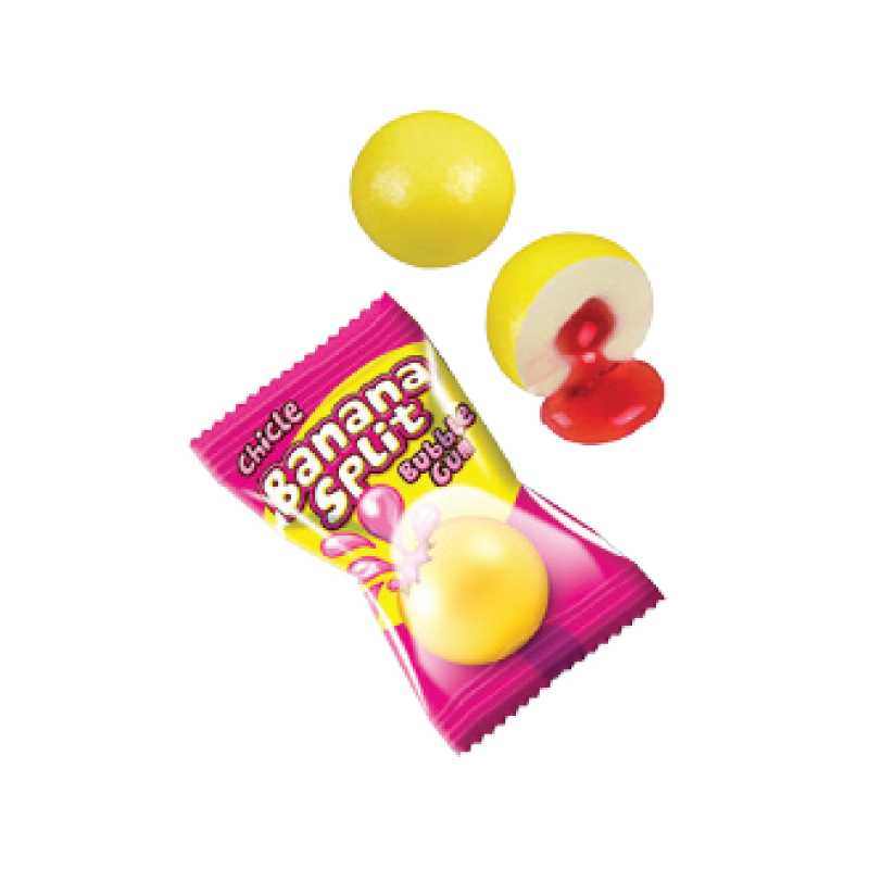 Fini Banana Split Bubble Gum 5 g Snaxies Exotic Candy Montreal Quebec Canada