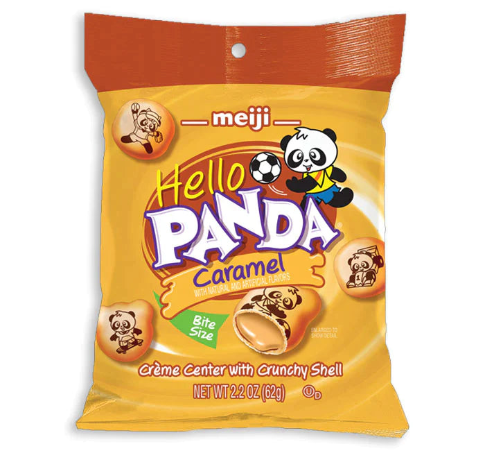 Meiji Hello Panda Caramel 62 g Snaxies Exotic Snacks Montreal Quebec Canada