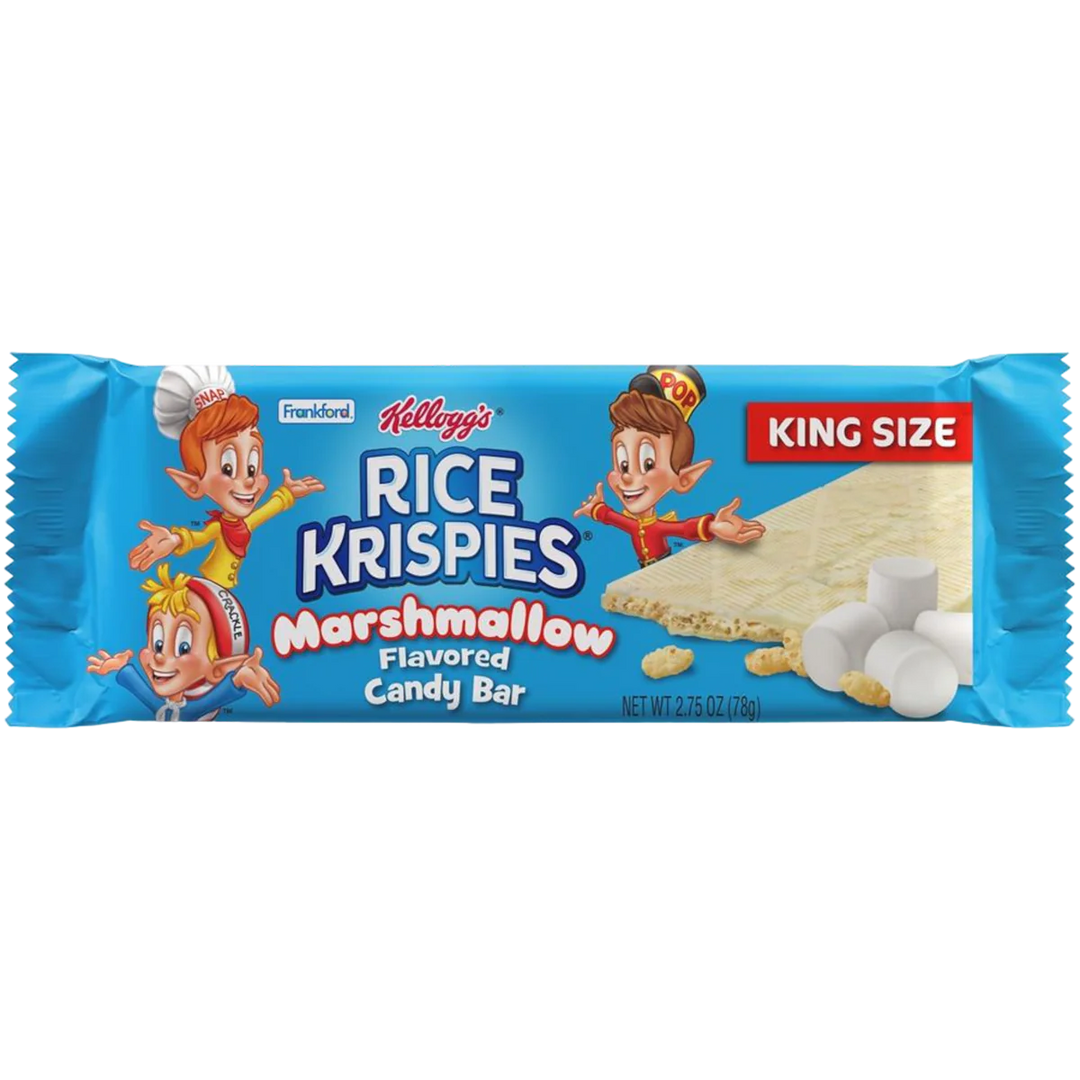 Kellogg's Rice Krispies Marshmallow King Size Bar 78 g Snaxies Exotic Snacks Montreal Quebec Canada