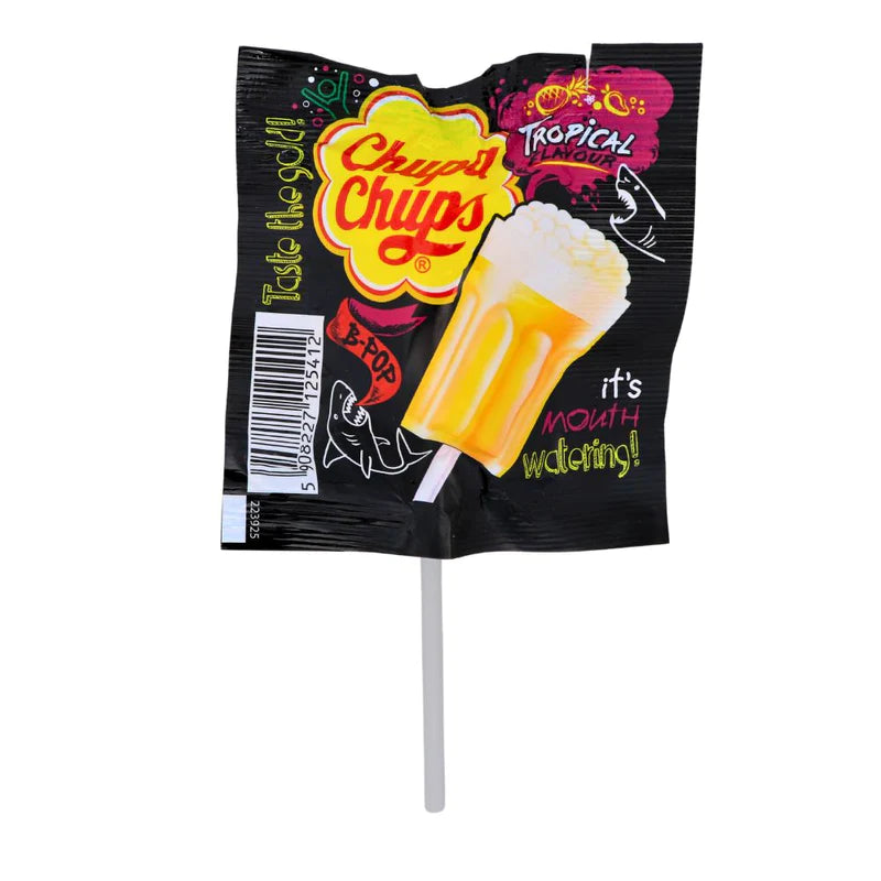 Chupa Chups Tropical Drink Lollipop 15 g Snaxies Exotic Snacks Montreal Quebec Canada