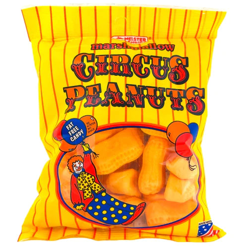 Circus Peanuts Marshmallows 170g Snaxies Exotic Snacks Montreal Quebec Canada 